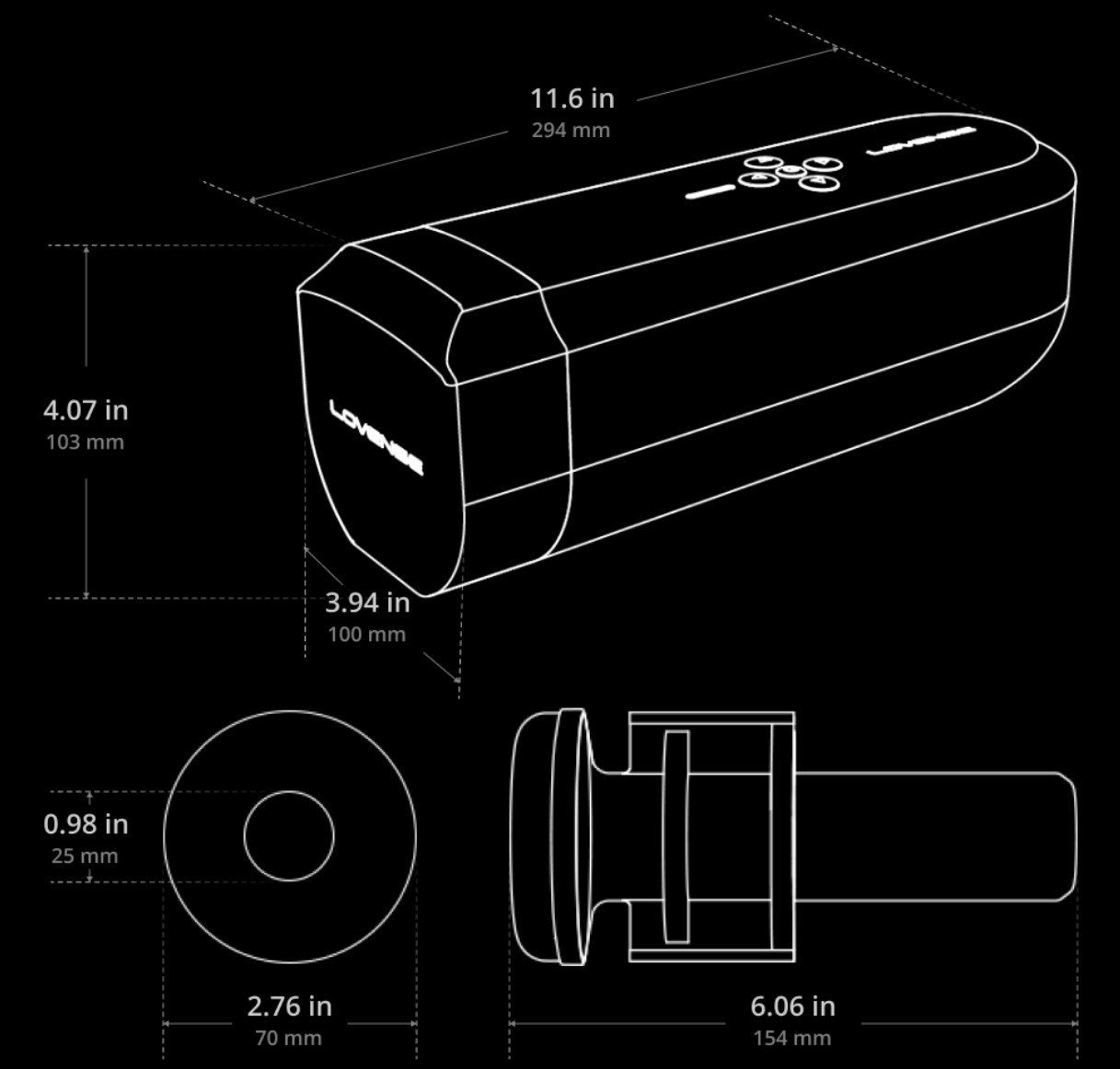 Masturbator Thrusting Lovense Solace Bluetooth Control, Free App, #8, Erotic24.ro