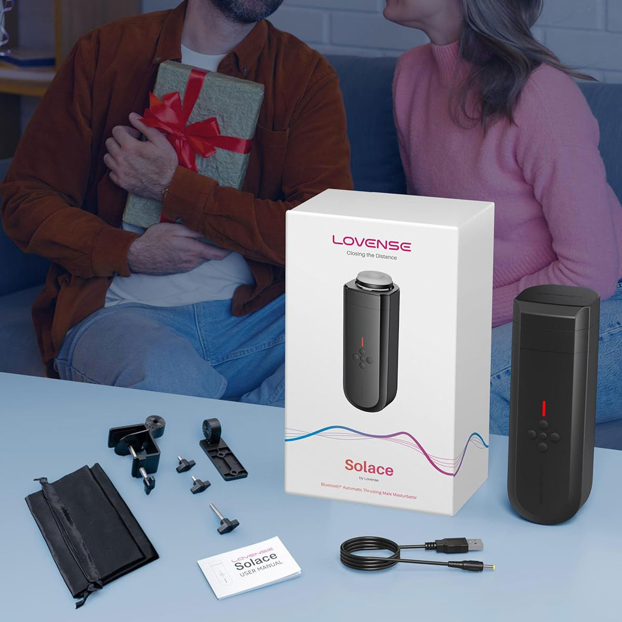 Masturbator Thrusting Lovense Solace Bluetooth Control, Free App, #9, Erotic24.ro