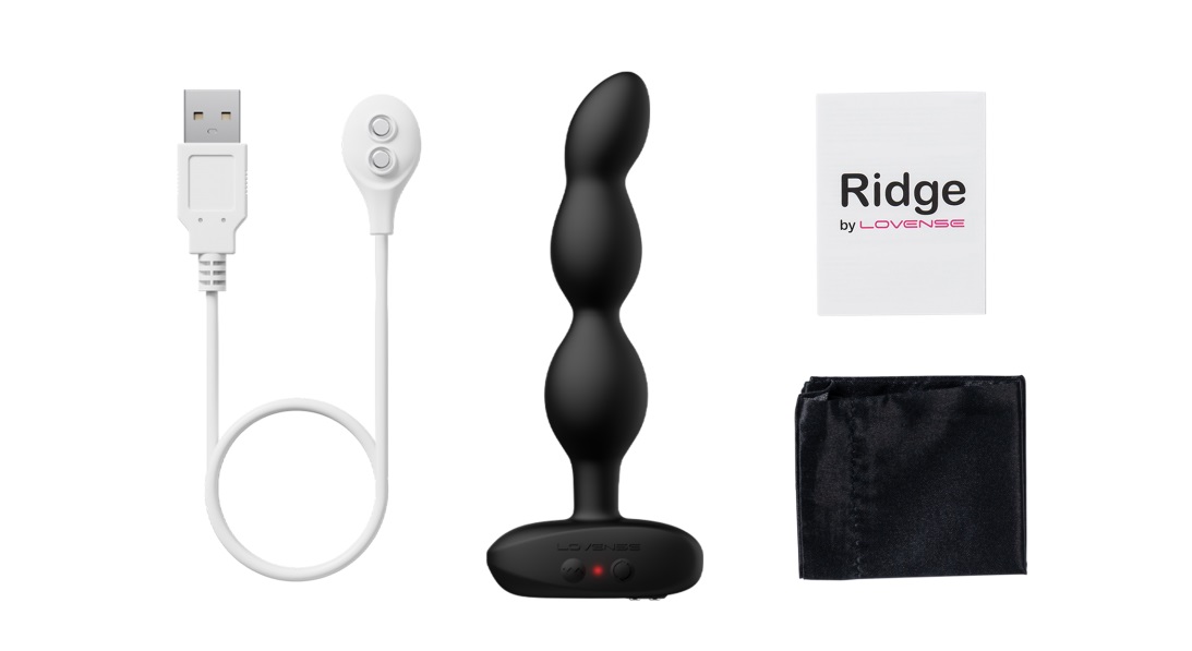 Stimulator Lovense Ridge, Bluetooth Control, Free App, Silicon, Negru, #7, Erotic24.ro