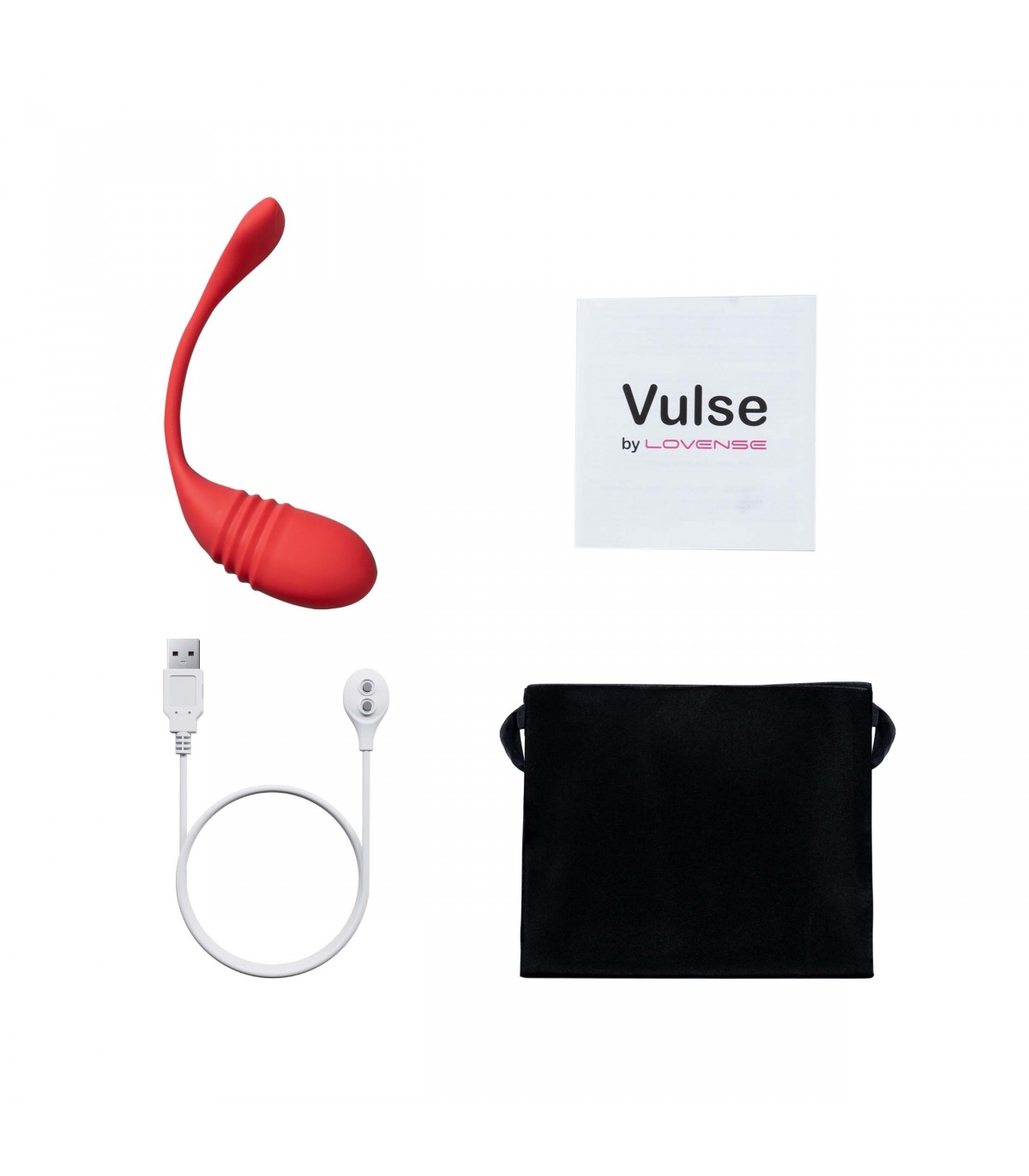Vibrator Lovense Vulse, Bluetooth Control, Free App, Silicon, Rosu, #9, Erotic24.ro