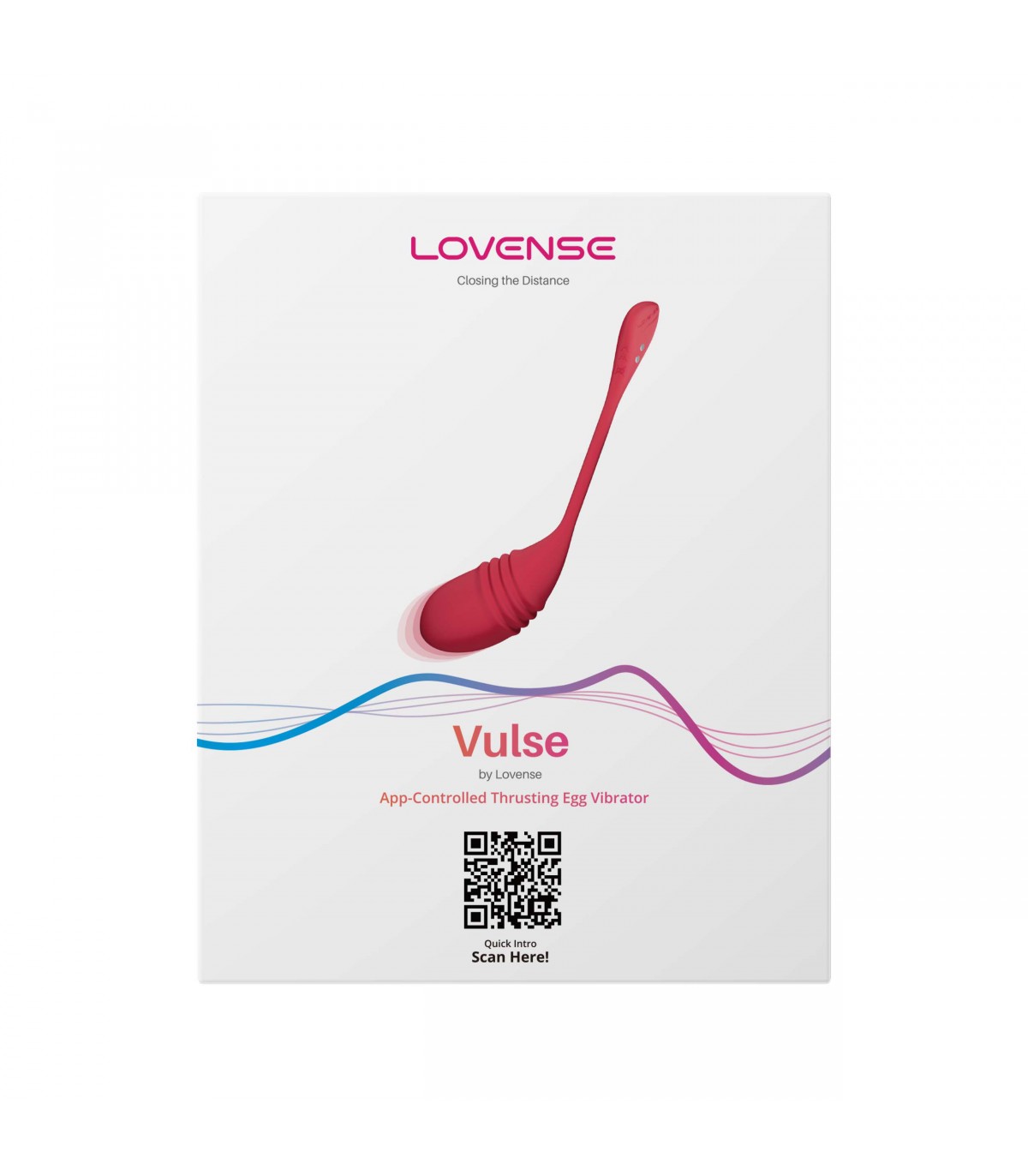 Vibrator Lovense Vulse, Bluetooth Control, Free App, Silicon, Rosu, #6, Erotic24.ro