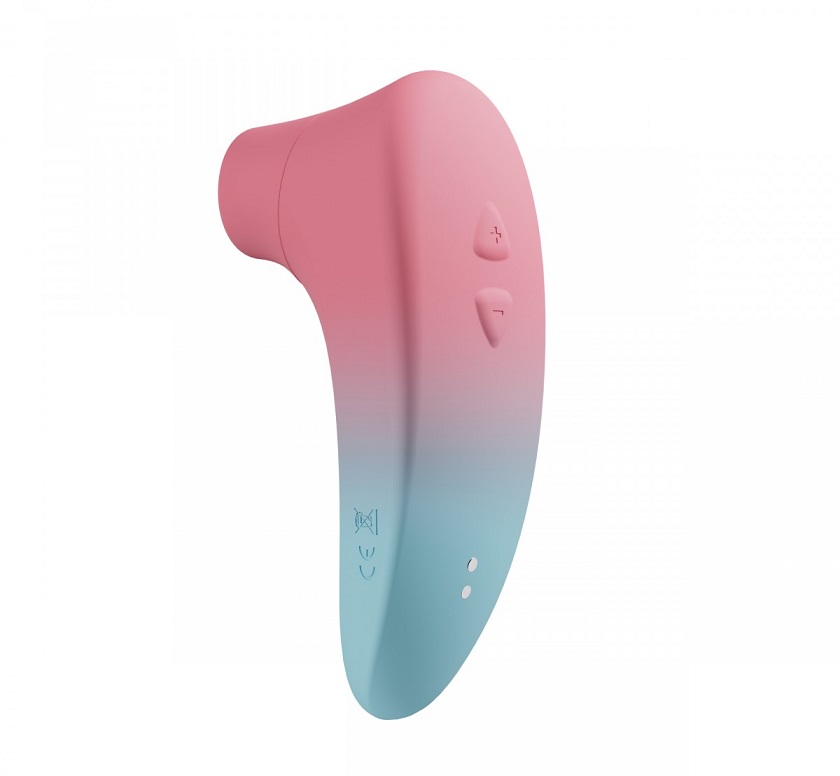 Stimulator Clitoris Lovense Tenera 2 Bluetooth Control, Free App, IPX7, Silicon, Roz/Albastru, Nr. 3, Erotic24.ro