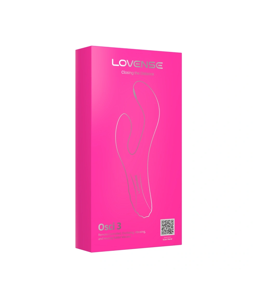 Vibrator Rabbit Osci3 Lovense Bluetooth Control Free App 21 cm, #3, Erotic24.ro