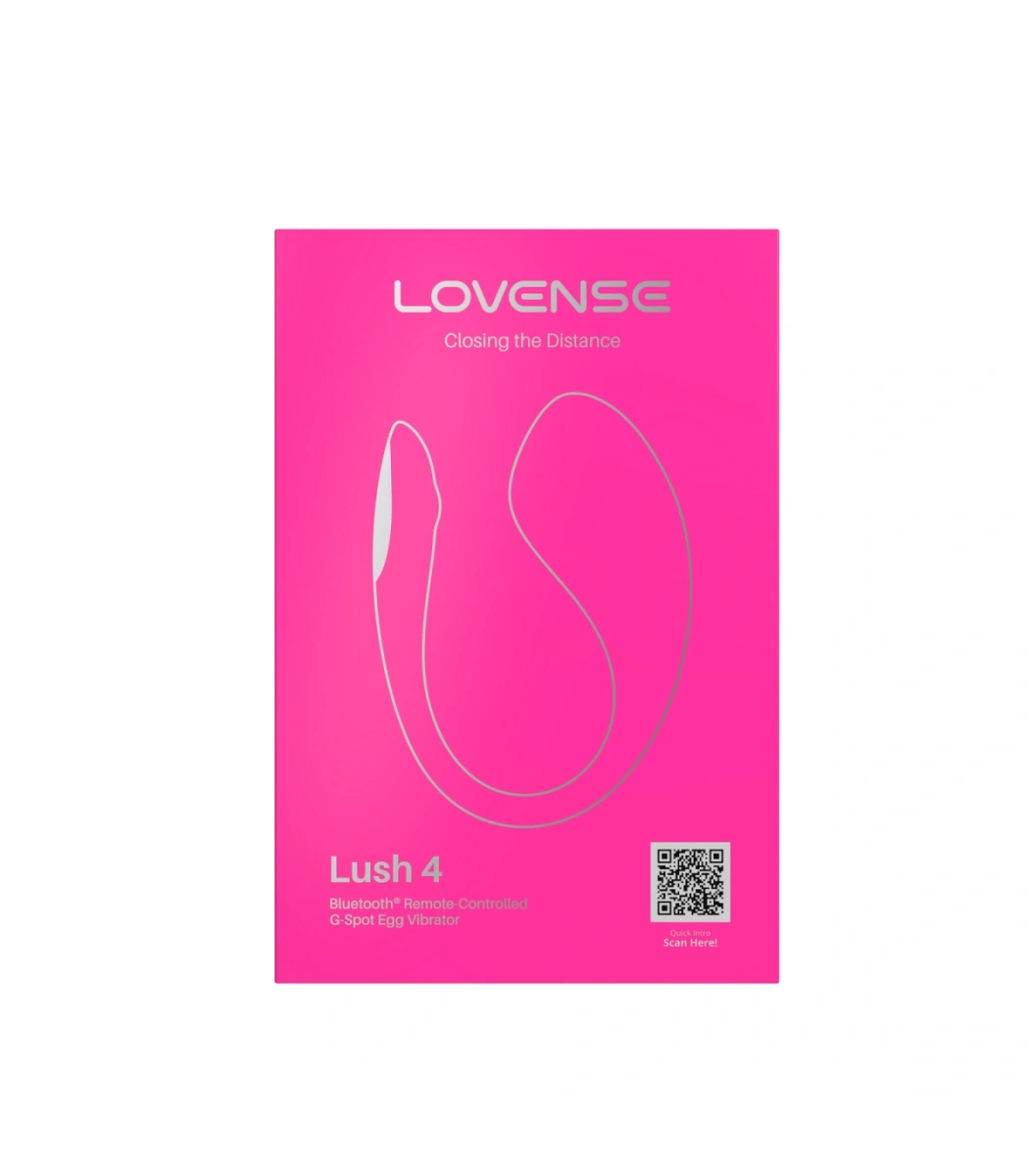 Vibrator Lovense Lush 4 Bluetooth Control Free App Silicon Roz, #8, Erotic24.ro