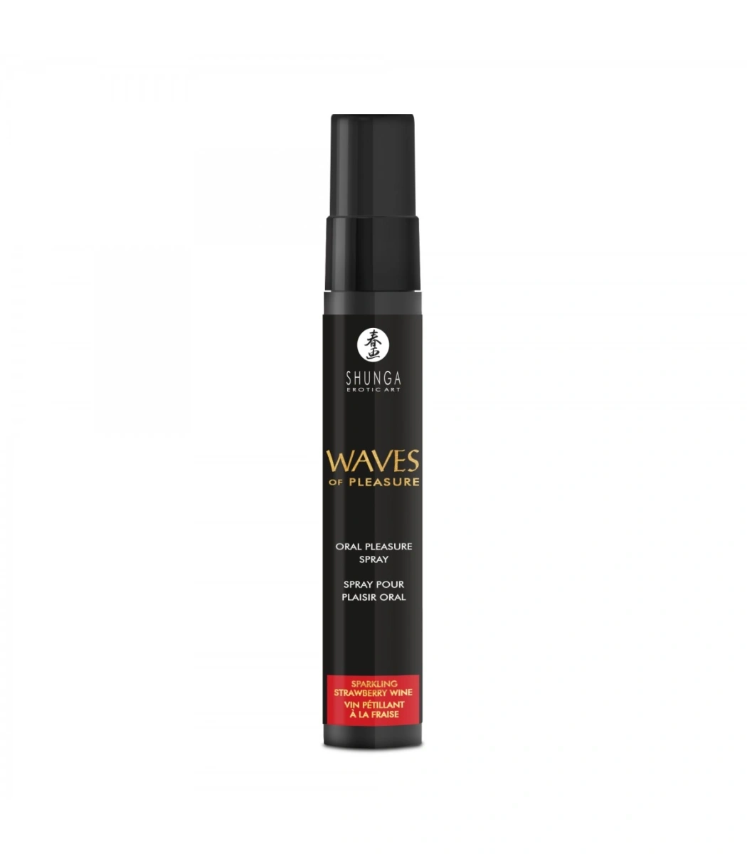 Spray SHUNGA pentru Sex Oral, Aroma Vin Spumant cu Capsuni, 20 ml, #2, Erotic24.ro