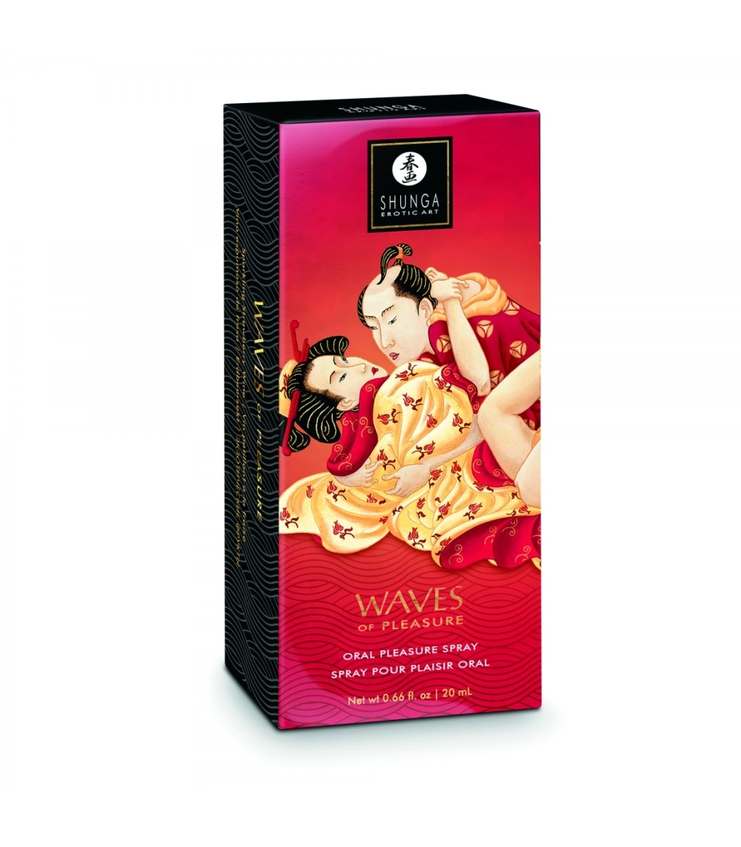 Spray SHUNGA pentru Sex Oral, Aroma Vin Spumant cu Capsuni, 20 ml, #3, Erotic24.ro