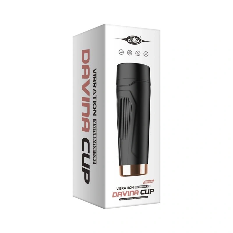 Masturbator Davina Pussy, 10 Moduri Vibratii, TPE Realist, USB, Natural, 25.2 cm, #10, Erotic24.ro