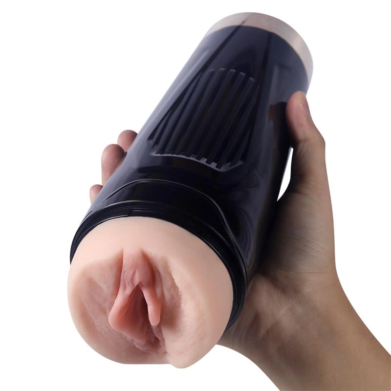Masturbator Davina Pussy, 10 Moduri Vibratii, TPE Realist, USB, Natural, 25.2 cm, #2, Erotic24.ro