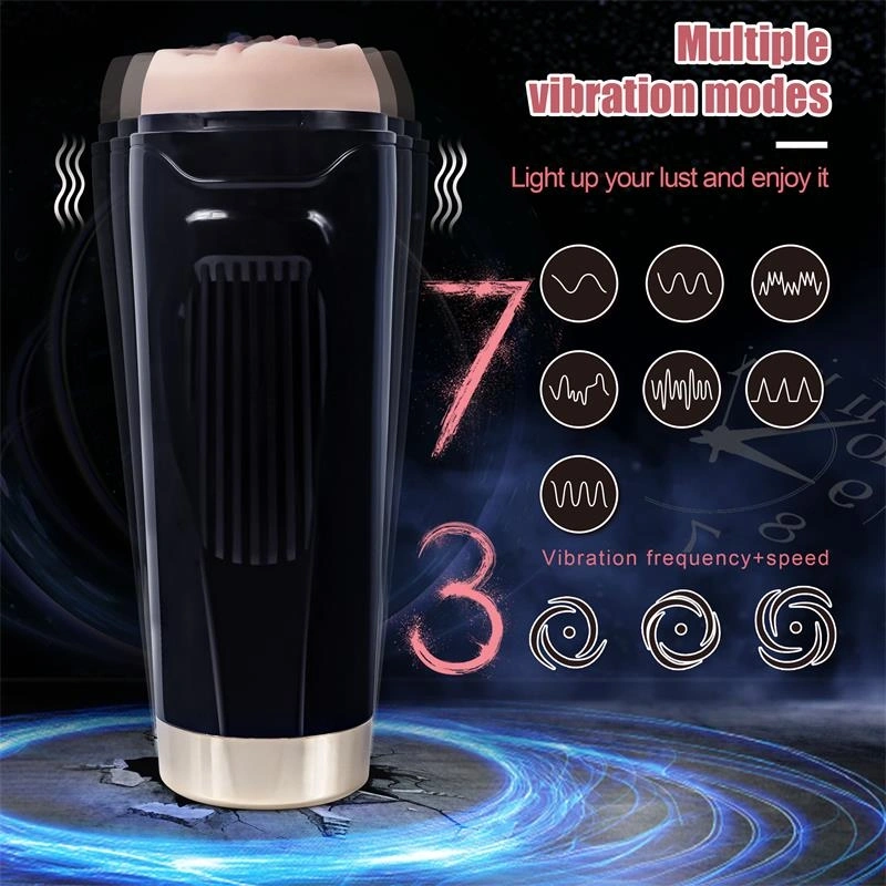 Masturbator Davina Pussy, 10 Moduri Vibratii, TPE Realist, USB, Natural, 25.2 cm, #9, Erotic24.ro