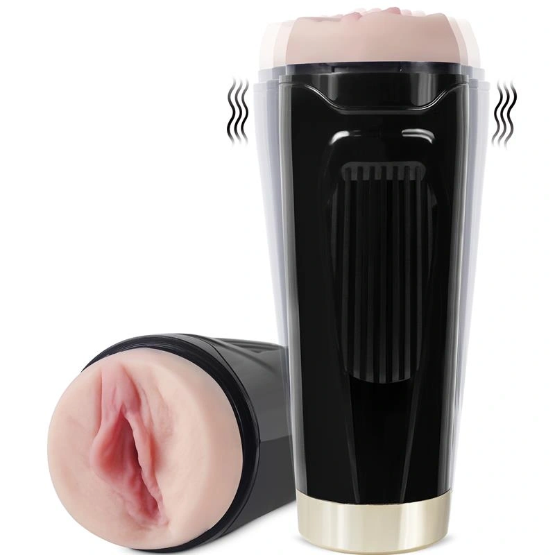 Masturbator Davina Pussy, 10 Moduri Vibratii, TPE Realist, USB, Natural, 25.2 cm, #1, Erotic24.ro