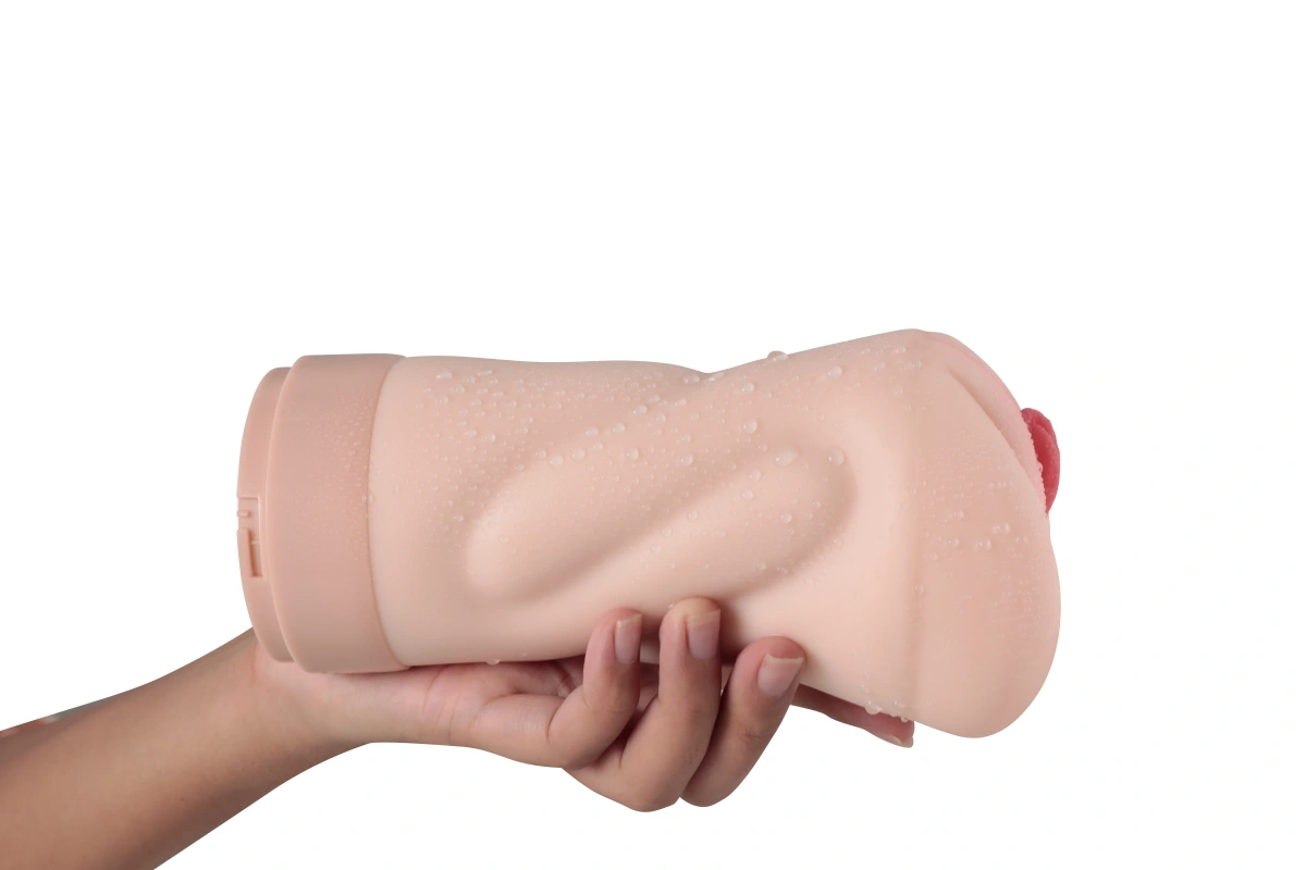 Masturbator Pussy Automatic, Vibratii, Suctiune, Material Superskin, Incarcare USB, 26.5 cm, #8, Erotic24.ro