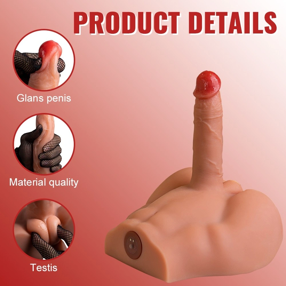Masturbator Peel Ass&Dildo, 7 Moduri Impingere si Vibratii, SuperSkin, USB, Natural, 3.1 kg, #2, Erotic24.ro