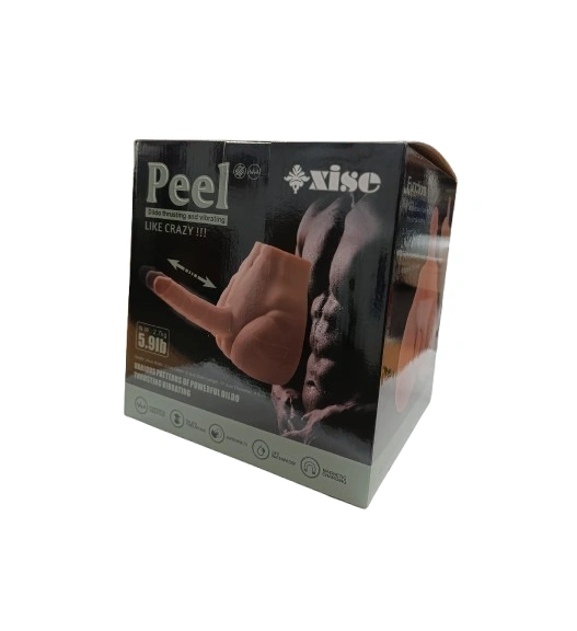 Masturbator Peel Ass&Dildo, 7 Moduri Impingere si Vibratii, SuperSkin, USB, Natural, 3.1 kg, #8, Erotic24.ro