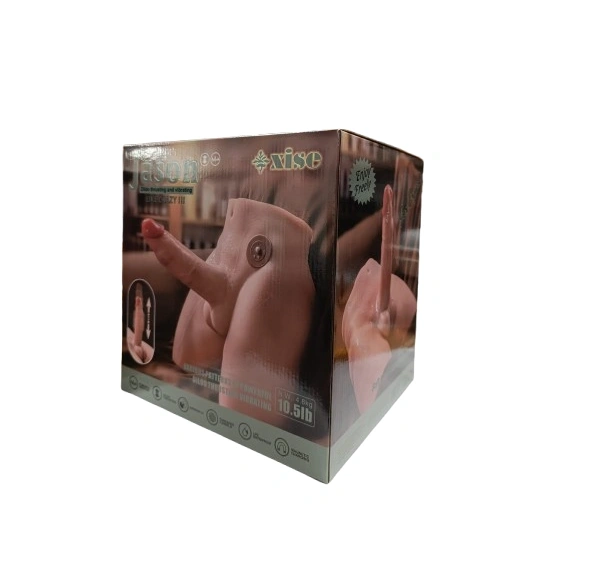 Masturbator Jason Ass&Dildo, 7 Moduri Impingere si Vibratii, SuperSkin, USB, Natural, 2.7 kg, Nr. 12, Erotic24.ro