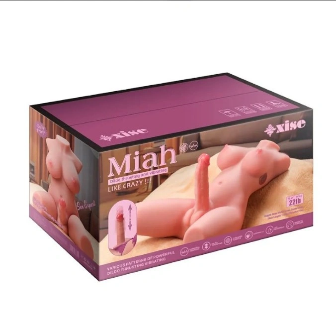 Masturbator Miah Shemale Ass&Dildo, 7 Moduri Impingere si Vibratii, SuperSkin, USB, Natural, 9.7 kg, #15, Erotic24.ro