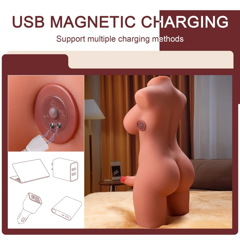 Masturbator Miah Shemale Ass&Dildo, 7 Moduri Impingere si Vibratii, SuperSkin, USB, Natural, 9.7 kg, #8, Erotic24.ro
