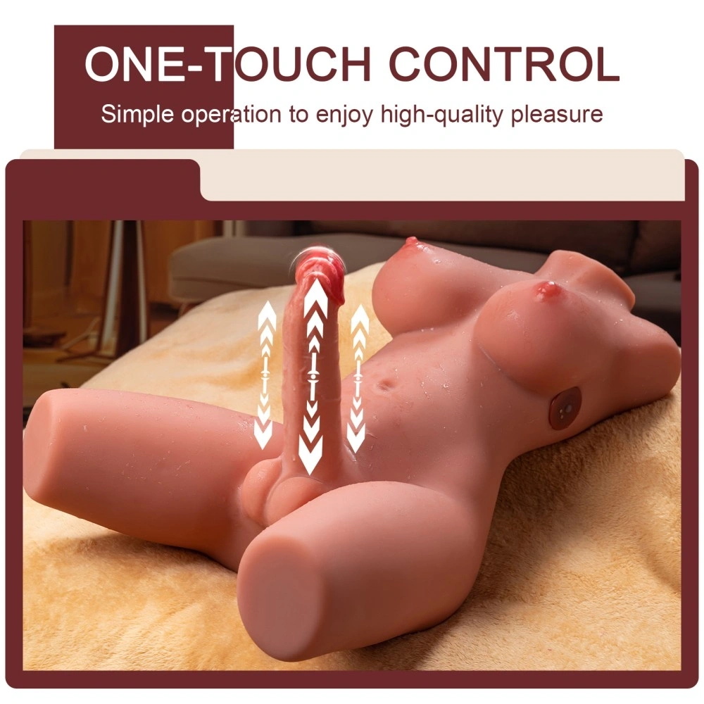 Masturbator Miah Shemale Ass&Dildo, 7 Moduri Impingere si Vibratii, SuperSkin, USB, Natural, 9.7 kg, #12, Erotic24.ro