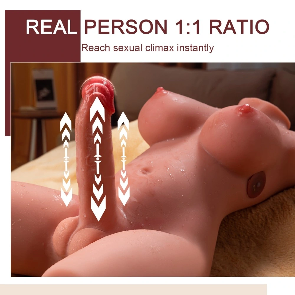 Masturbator Miah Shemale Ass&Dildo, 7 Moduri Impingere si Vibratii, SuperSkin, USB, Natural, 9.7 kg, #13, Erotic24.ro