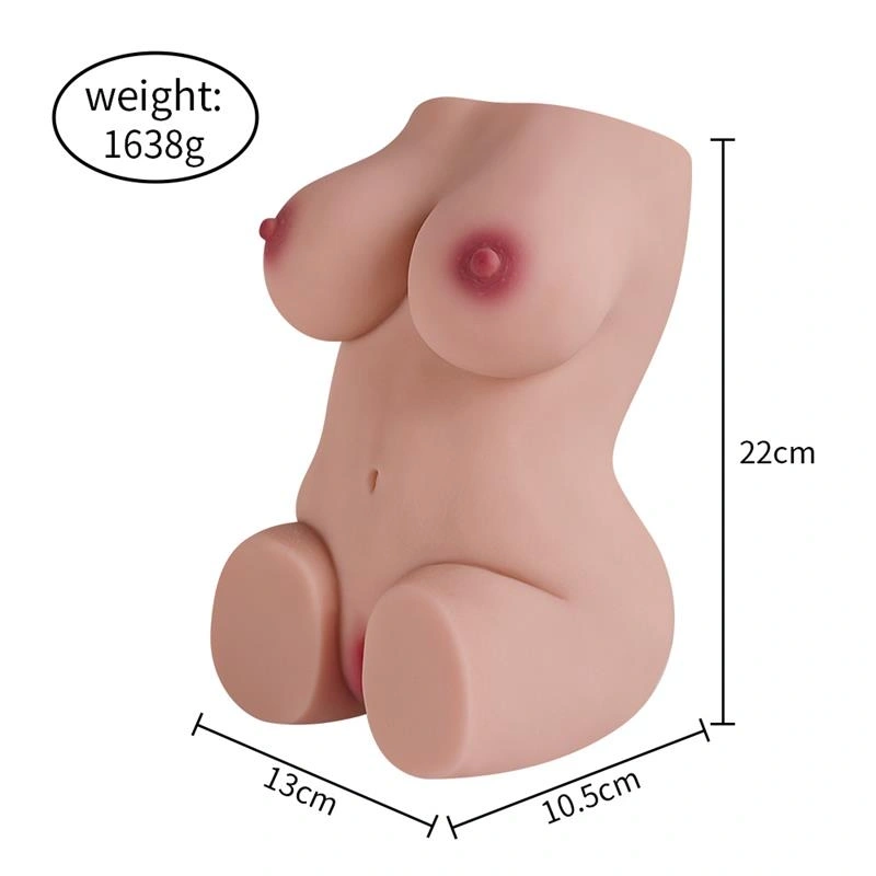 Masturbator Dublu Elroy Vagin si Anus, 10 Moduri Vibratii, Material Superskin, USB Magnetic, Natural, 1.6 kg, 22 cm, #8, Erotic24.ro