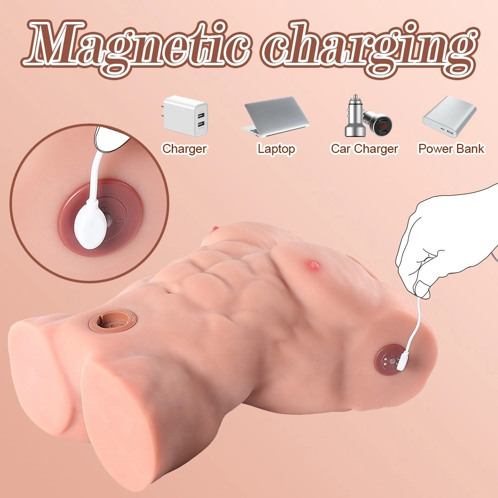 Masturbator Fitter cu Penis, Control prin Aplicatie Mobila, 10 Moduri, USB Magnetic, Natural, 11.9 kg, #3, Erotic24.ro