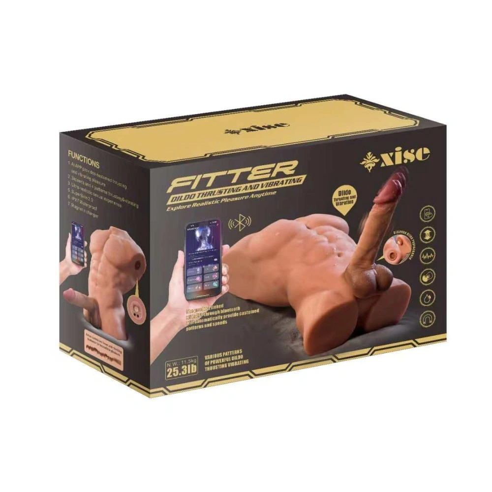 Masturbator Fitter cu Penis, Control prin Aplicatie Mobila, 10 Moduri, USB Magnetic, Natural, 11.9 kg, #9, Erotic24.ro