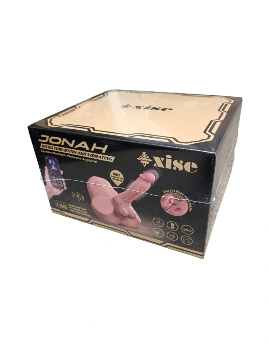 Masturbator Jonah cu Penis si Anus, Control prin Aplicatie Mobila, 7 Moduri, USB Magnetic, Superskin, Natural, 3.98 kg, #7, Erotic24.ro