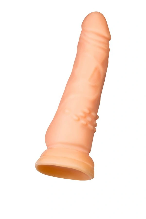Dildo Realist RAMP cu Ventuza, TPE, Natural, 18 cm, #2, Erotic24.ro