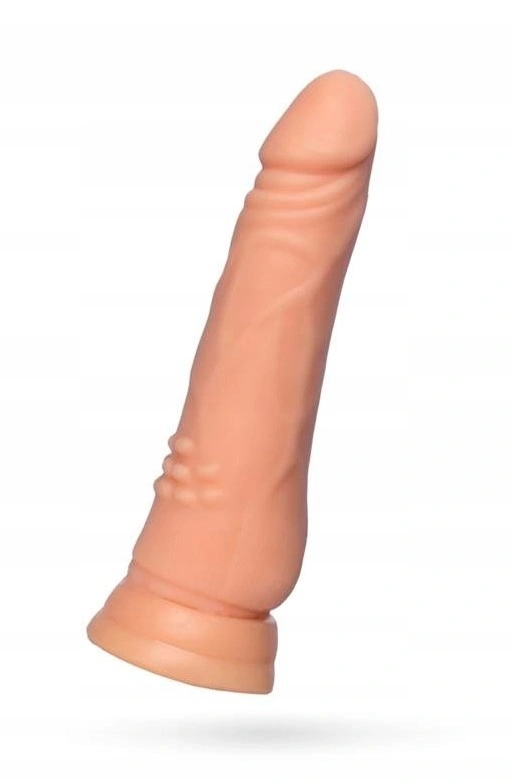 Dildo Realist RAMP cu Ventuza, TPE, Natural, 18 cm