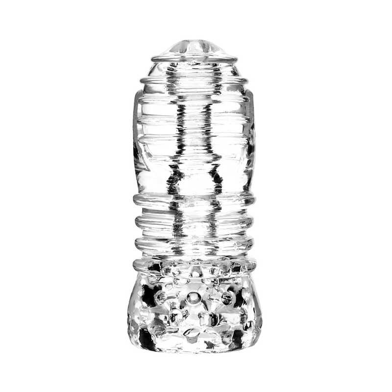 Masturbator Lingam Savitri Flexibil TPE Transparent 14 cm