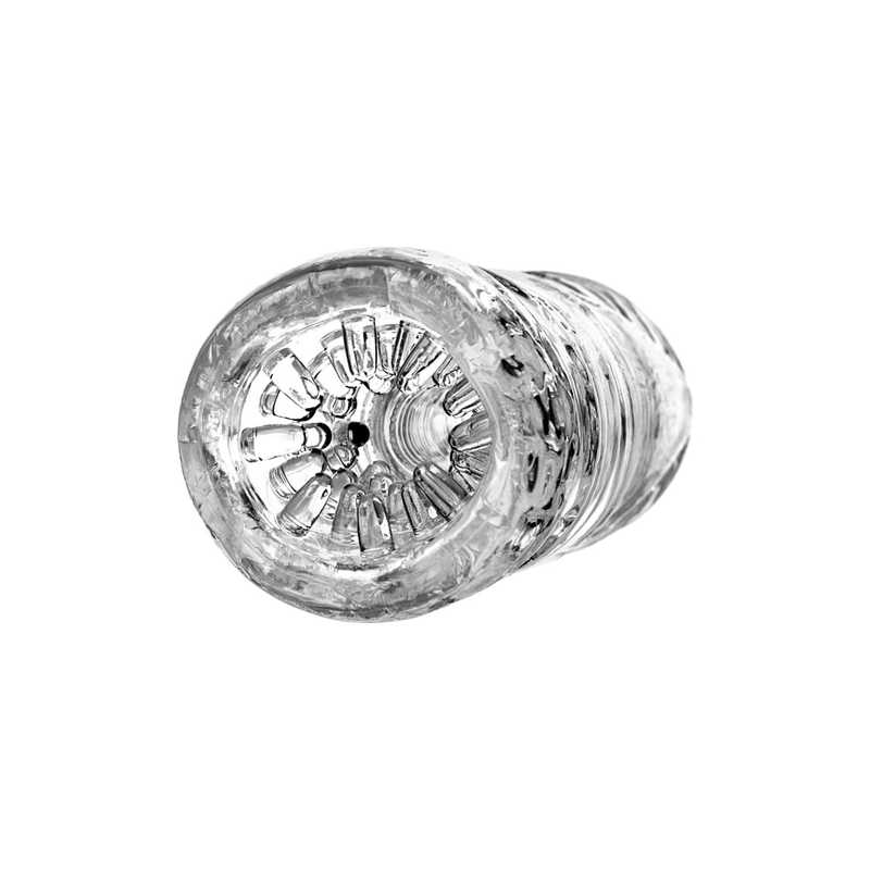 Masturbator Lingam Savitri Flexibil TPE Transparent 14 cm, #4, Erotic24.ro