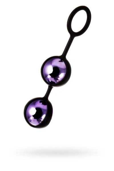Bile Vaginale A-Toys Pleasure Balls Set, Mov, 14.6 cm, #3, Erotic24.ro