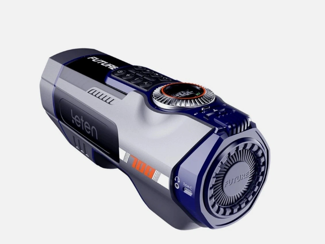 Masturbator Leten Future Thrusting, 10 Moduri Telescopice, Functie Incalzire, USB, Gri, 29 cm, #3, Erotic24.ro