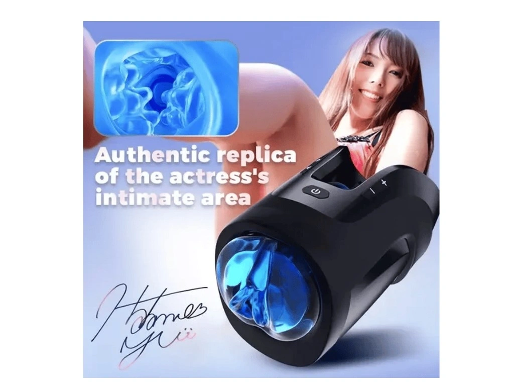 Masturbator Leten Auto Thrusting-Luxury, Functie Telescopica, 10 Moduri+10 Viteze, USB, Negru, #8, Erotic24.ro