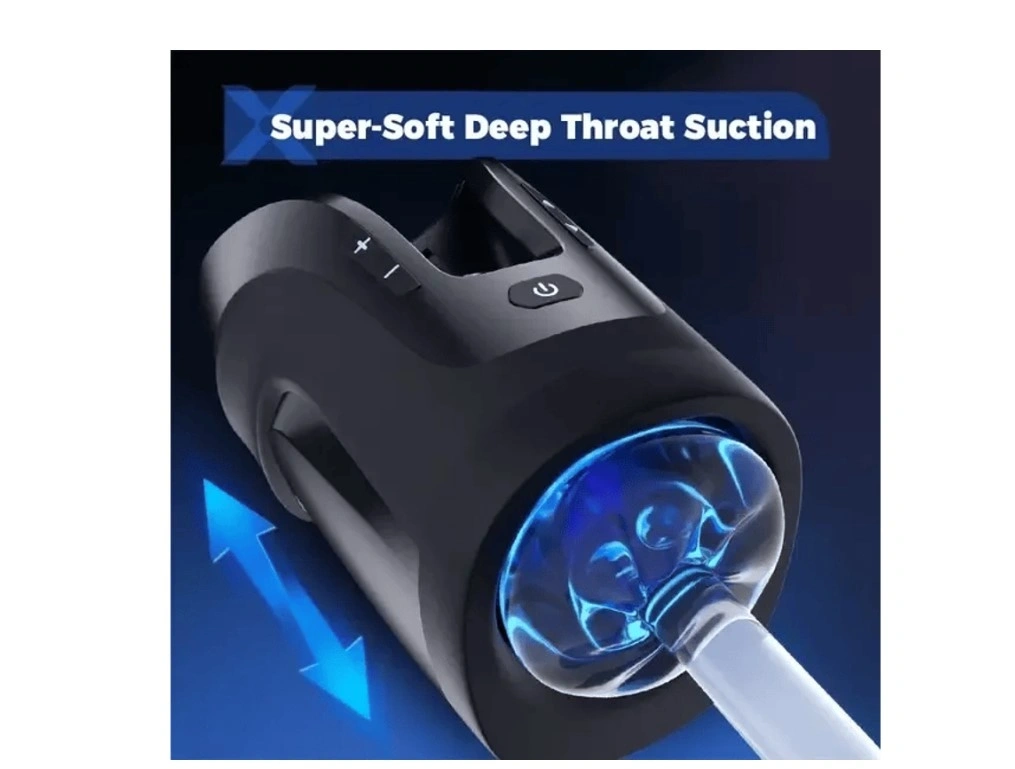 Masturbator Leten Auto Thrusting-Luxury, Functie Telescopica, 10 Moduri+10 Viteze, USB, Negru, #9, Erotic24.ro