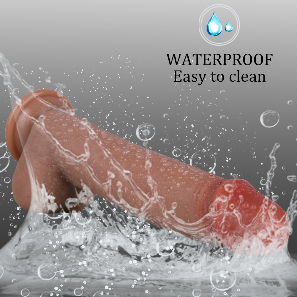 Dildo Realist Sliding Fazan Silicon Lichid 21.5 cm Guilty Toys, #11, Erotic24.ro