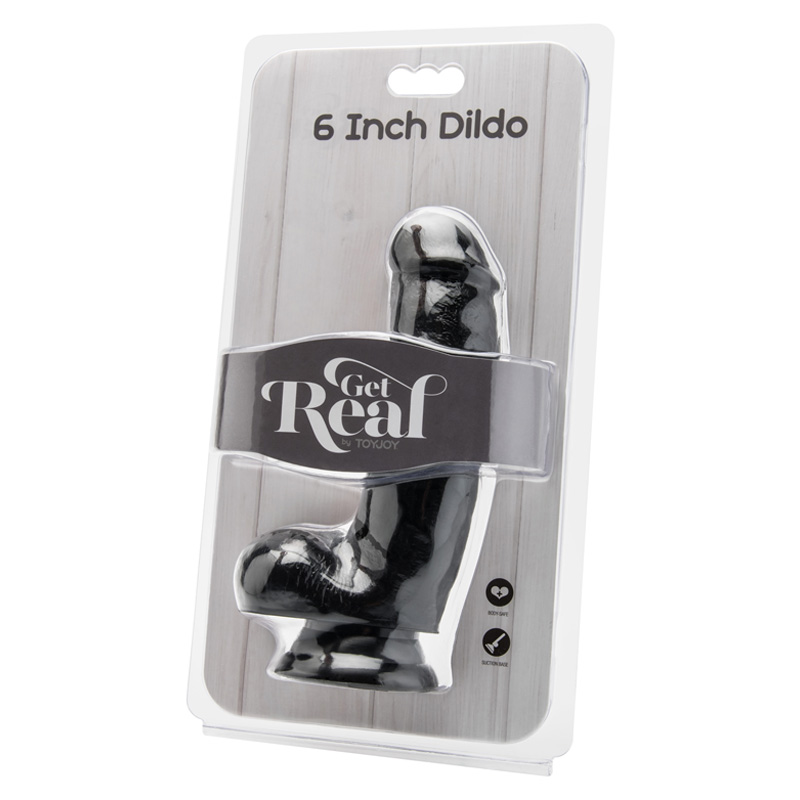 Dildo Realist Negru 17 cm, Nr. 2, Erotic24.ro