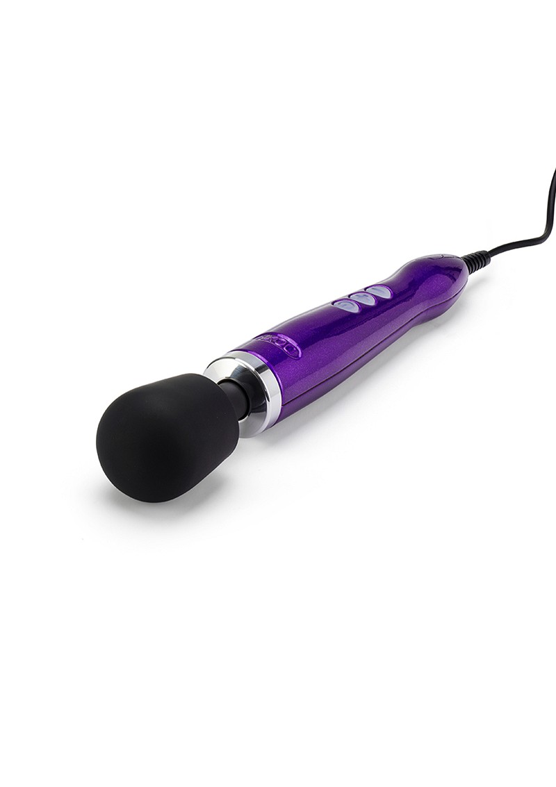 Vibrator Doxy Die Cast Metal Wand Massager, Violet, #2, Erotic24.ro