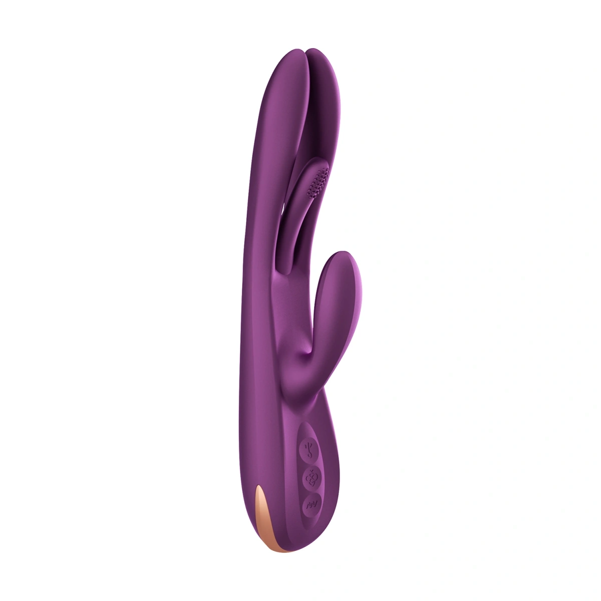 Vibrator Terri App Control HoneyPlayBox Kinky Finger Tapping Rabbit Vibrator, Silicon, USB, Mov, 24 cm