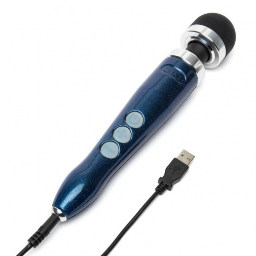 Vibrator Masaj Doxy Die Cast 3R Reachargeable Wand, Blue Flame, #3, Erotic24.ro