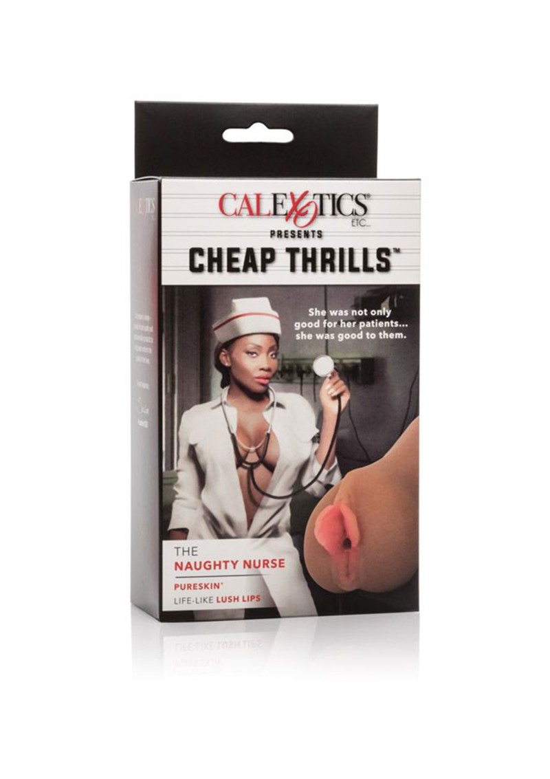 Masturbator Cheap Thrills Naughty Nurse, Pure Skin, Maro, 12 cm, #5, Erotic24.ro