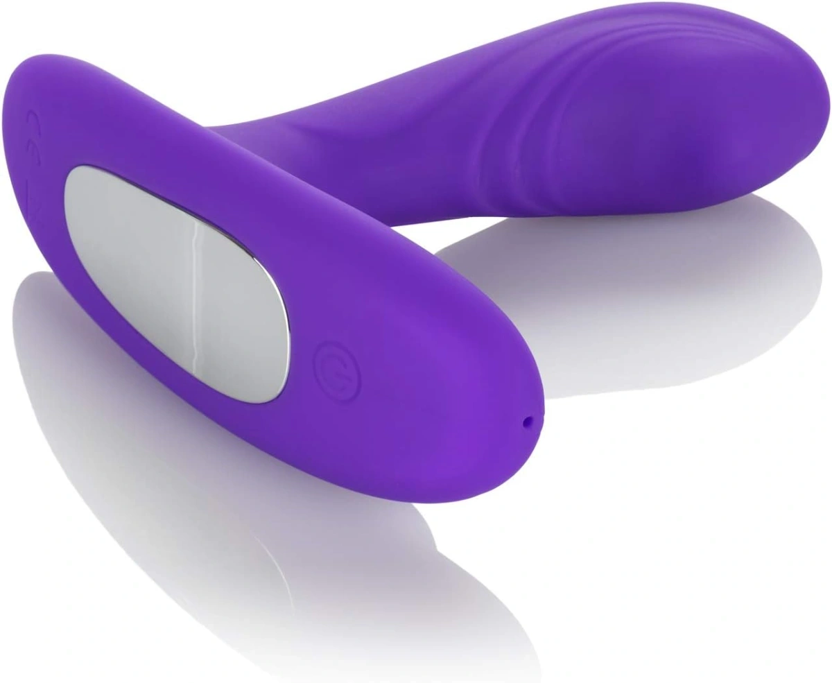Stimulator Pinpoint Pleaser Remote Control, 12 Moduri Vibratii, 3 Moduri Rotatii, Silicon, USB, Mov, #2, Erotic24.ro