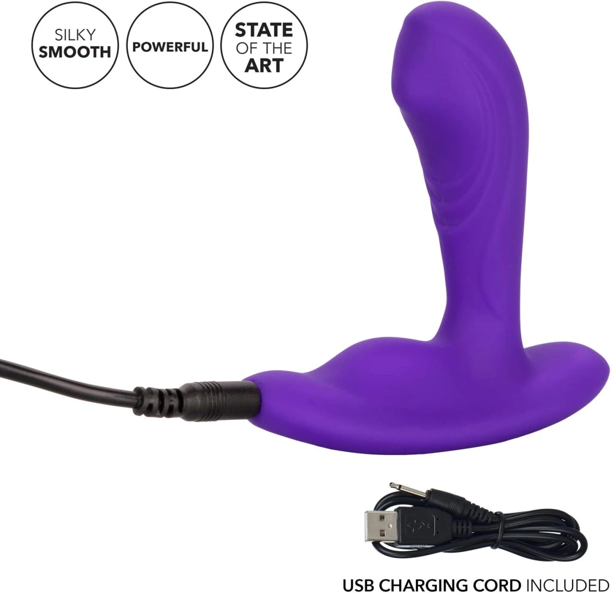 Stimulator Pinpoint Pleaser Remote Control, 12 Moduri Vibratii, 3 Moduri Rotatii, Silicon, USB, Mov, #5, Erotic24.ro