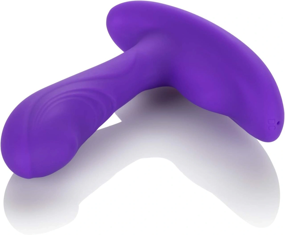 Stimulator Pinpoint Pleaser Remote Control, 12 Moduri Vibratii, 3 Moduri Rotatii, Silicon, USB, Mov, #3, Erotic24.ro