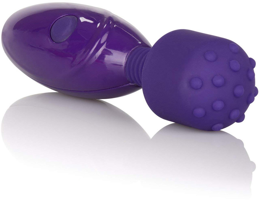 Vibrator Mini Wand Tiny Teaser Nubby 3 Moduri Vibratii USB Mov 12 cm, Nr. 3, Erotic24.ro