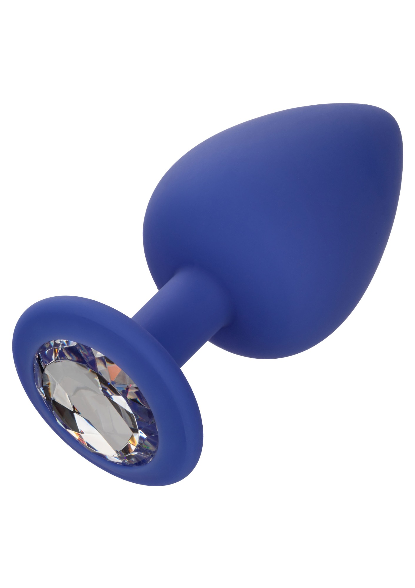 Set 3 Dopuri Anale Cheeky Gems Silicon Albastru, Nr. 2, Erotic24.ro