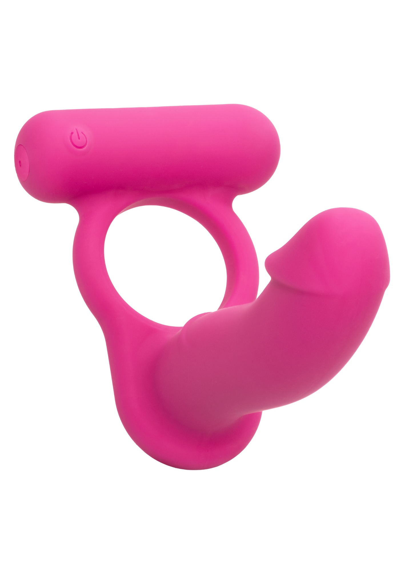Inel de Penis cu Stimulator Anal Double Diver, 12 Moduri Vibratii, Functie Memorie, Silicon, USB, Roz, #5, Erotic24.ro