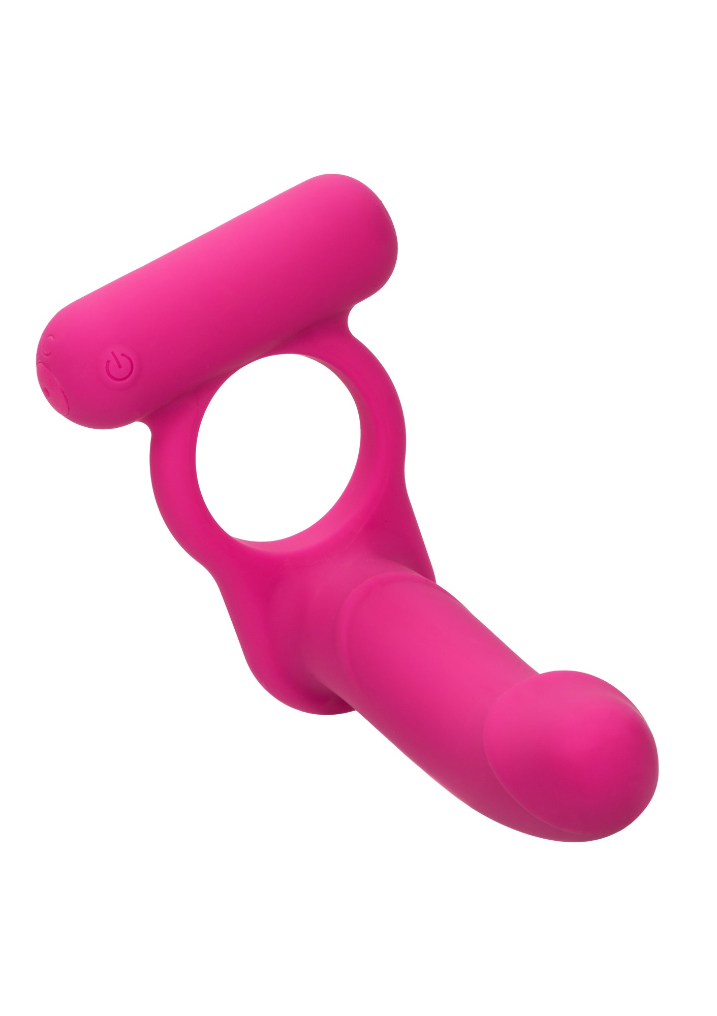 Inel de Penis cu Stimulator Anal Double Diver, 12 Moduri Vibratii, Functie Memorie, Silicon, USB, Roz, #6, Erotic24.ro