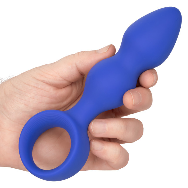 Dop Anal Admiral Advanced, Silicon Premium, Albastru, 17.5 cm, Nr. 7, Erotic24.ro