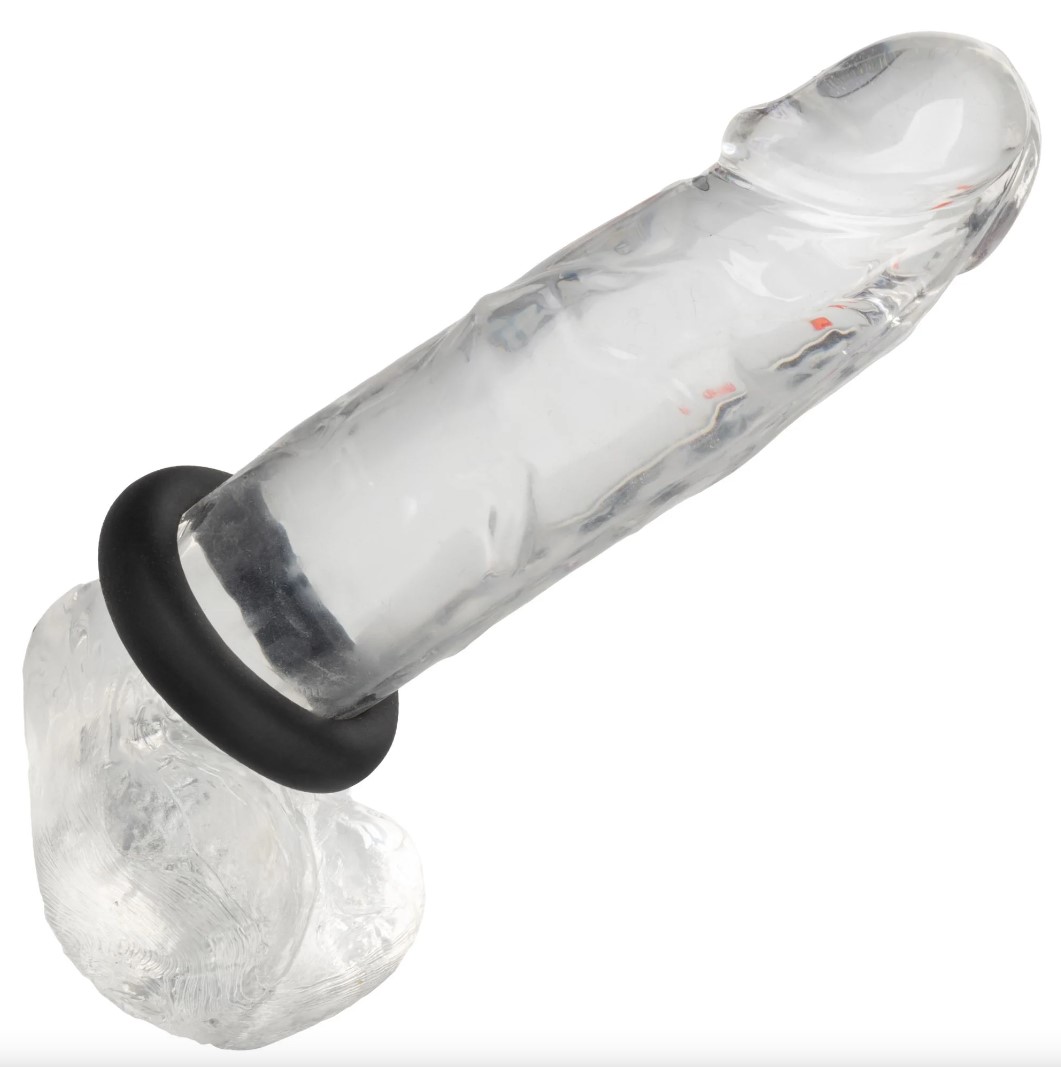 Inel Penis Alpha Prolong Medium, Silicon Lichid, Negru