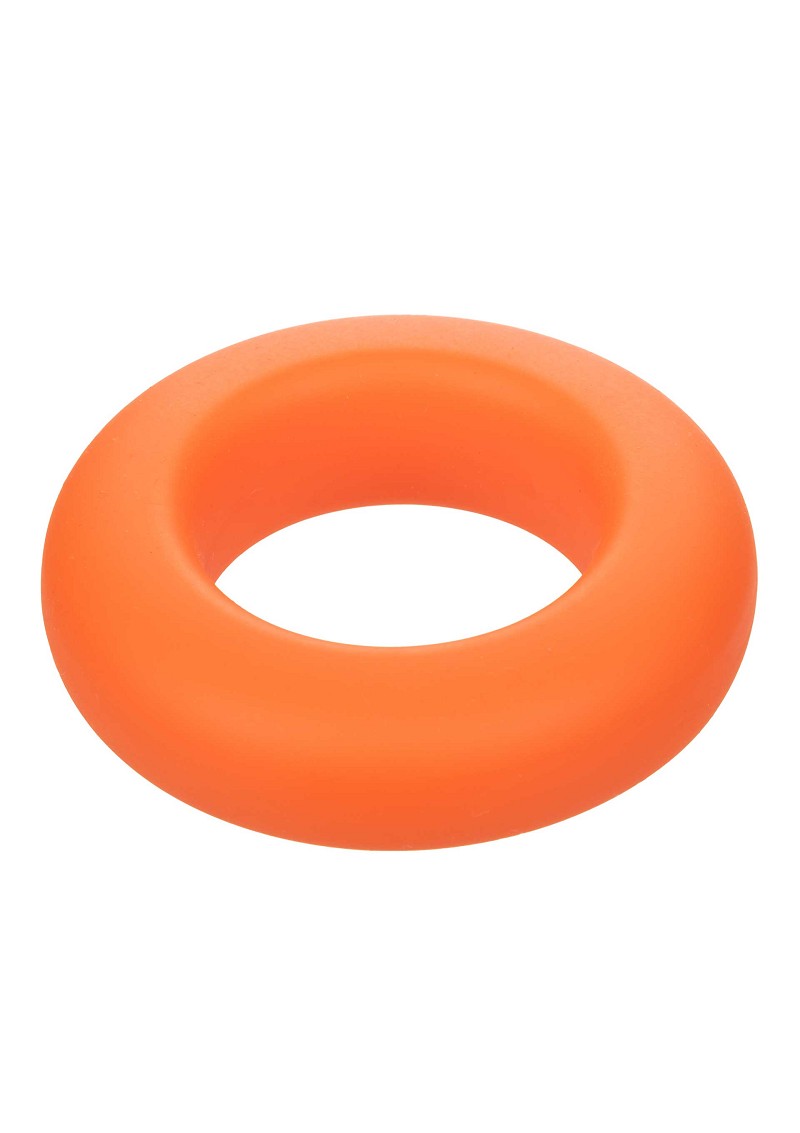Inel Penis Alpha Prolong Large, Silicon Lichid, Portocaliu, #4, Erotic24.ro